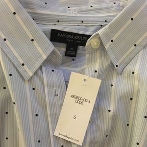 Banana Republic Riley-Fit Tailored Blue Crystal